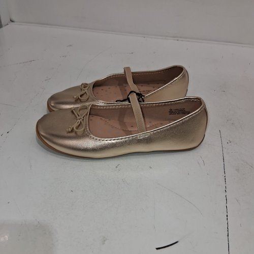 GIRLS' GEORGE SLIP-ON DRESS SHOES WITH MEMORY FOAM - 12 - ROSE GOLD METALLIC (STYLE: 61POLLYY26) image 3