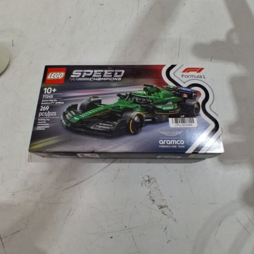 269PC LEGO SPEED CHAMPIONS ASTON MARTIN ARAMCO F1 AMR24 RACE CAR TOY - 10+ YEARS (MODEL:77245) image 2