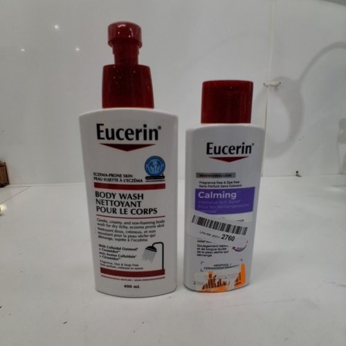 2PC EUCERIN BODY WASH AND CALMING INTENSIVE ITCH RELIEF PRODUCT image 3