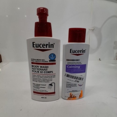 2PC EUCERIN BODY WASH AND CALMING INTENSIVE ITCH RELIEF PRODUCT image 4