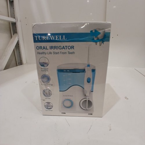 TUREWELL WATER FLOSSER, DENTAL ORAL IRRIGATOR WITH 10 ADJUSTABLE PRESSURE SETTINGS, 8 TIPS (MODEL: FC162) image 2