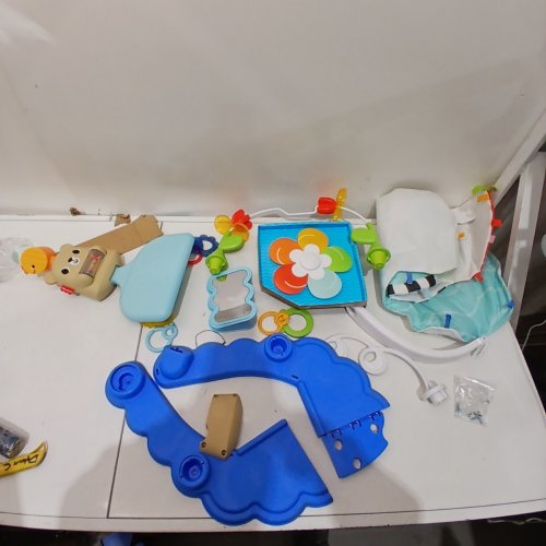 FISHER-PRICE 3-IN-1 KICK & SWAY GYM BABY PLAYMAT AND SENSORY ACTIVITY TOYS - AGES 0+ - MULTICOLORED (MODEL: HYR60) image 2