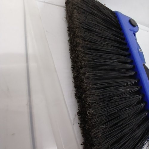 CAMCO COMPACT ADJUSTABLE FULL-SIZE RV/MARINE BROOM WITH DUSTPAN - 24"-52" - BLUE (MODEL:43623) image 3
