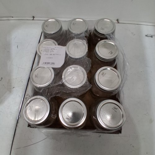 12PK BALL REGULAR MOUTH MASON JARS WITH LIDS AND BANDS - 31.6OZ - CLEAR (MODEL: 2016885) image 3