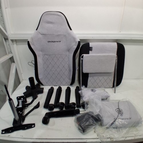 DOWINX ERGONOMIC SERIES COMPUTER CHAIR WITH PILLOWS - GREY/BLACK (MODEL: LS-66D50F-02) image 2