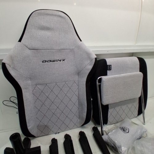 DOWINX ERGONOMIC SERIES COMPUTER CHAIR WITH PILLOWS - GREY/BLACK (MODEL: LS-66D50F-02) image 5