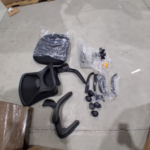 FOKESUN ERGONOMIC BREATHABLE MESH COMPUTER CHAIR - 300 LBS MAX - BLACK - (MODEL: FS-617HB-B) image 3