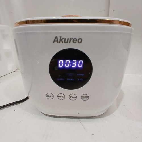 AKUREO LOW CARB RICE COOKER - 3L, 120V - 500W - WHITE (MODEL: WGX-301) image 2