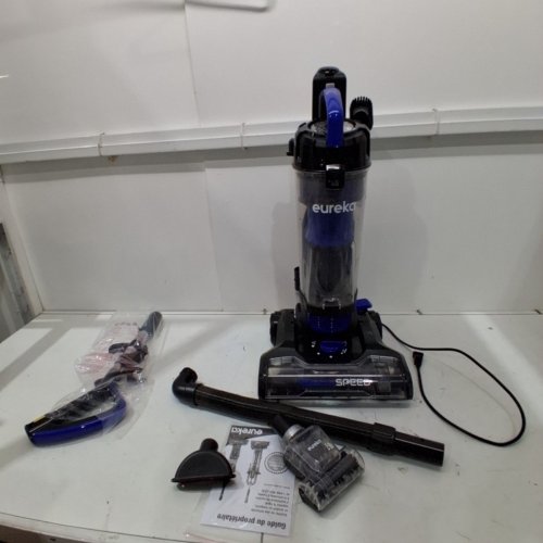 EUREKA POWERSPEED CORDED LIGHTWEIGHT UPRIGHT BAGLESS VACUUM CLEANER WITH ACCESSORIES - DARK BLUE (MODEL: NEU280C) image 3