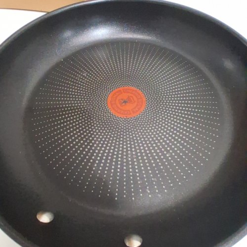 2PC JAMIE OLIVER BY TEFAL NONSTICK STAINLESS STEEL FRYING PANS- 9.5" & 11" - BLACK (MODEL: E304S244) image 5
