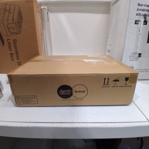2PC JAMIE OLIVER BY TEFAL NONSTICK STAINLESS STEEL FRYING PANS- 9.5" & 11" - BLACK (MODEL: E304S244) image 6