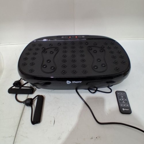 LIFEPRO HEXAPLATE LITE VIBRATION PLATE EXERCISE MACHINE WITH MAGNETIC ACUPOINTS AND RESISTANCE BANDS - BLACK (MODEL: LP-HXPLTL-BLK) image 3
