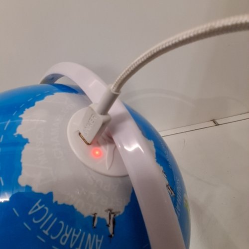 PLAYSHIFU ORBOOT EARTH EXPLORER - ADVANCED VERSION WITH MAGIC STYLUS, ZAP-ON PANELS & LIGHT-UP CONSTELLATIONS - STEM TOY GIFT - 10" GLOBE - SILVER, GREEN AND BLUE - (MODEL: SHIFU072) image 2