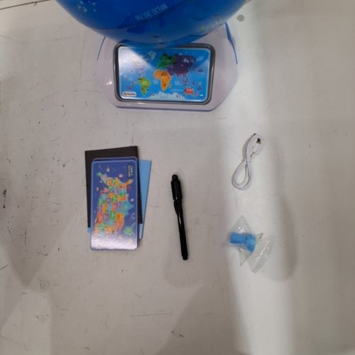 PLAYSHIFU ORBOOT EARTH EXPLORER - ADVANCED VERSION WITH MAGIC STYLUS, ZAP-ON PANELS & LIGHT-UP CONSTELLATIONS - STEM TOY GIFT - 10" GLOBE - SILVER, GREEN AND BLUE - (MODEL: SHIFU072) image 4