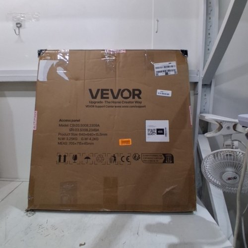 VEVOR ACCESS PANEL FOR DRYWALL - 25.2" X 25.2" - GALVANIZED STEEL/WHITE (MODEL: 9.03.S008.2349A) image 4