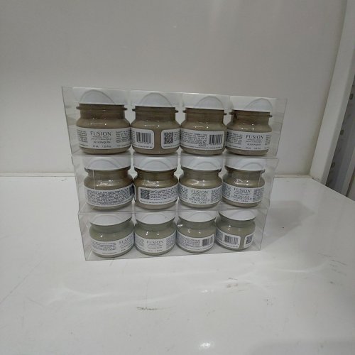 12PC FUSION MINERAL PAINT - 37 ML EACH - ALGONQUIN / ACADIA PEAR / VINTAGE GOLD METALLIC image 2