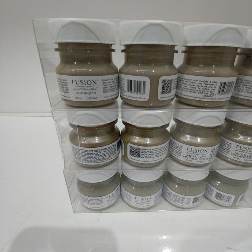 12PC FUSION MINERAL PAINT - 37 ML EACH - ALGONQUIN / ACADIA PEAR / VINTAGE GOLD METALLIC image 3