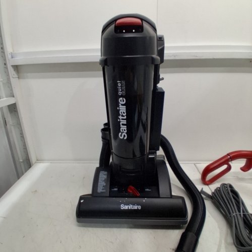 SANITAIRE FORE QUIETCLEAN UPRIGHT VACUUM - 10AMP - 3.5QT - 70.6DBA - 135CFM - 40FT CORD - BLACK (MODEL: SC5845D) image 6