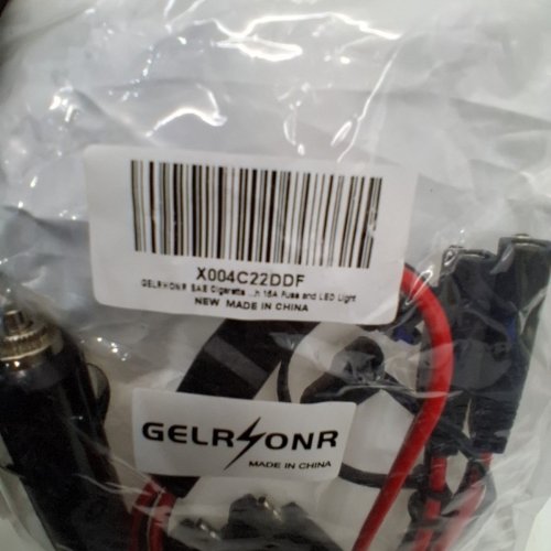 GELRHONR CIGARETTE PLUG TO DUAL SAE CABLE - 15A - RED/BLACK image 2