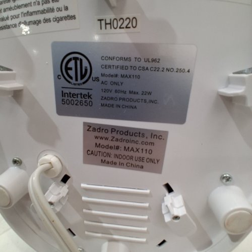 ZADRO SUNLIGHT MAX BRIGHT VANITY MIRROR WITH 10X ZOOM AND LIGHT UP RING WHITE image 2