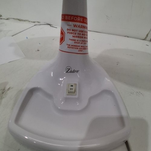 ZADRO SUNLIGHT MAX BRIGHT VANITY MIRROR WITH 10X ZOOM AND LIGHT UP RING WHITE image 4