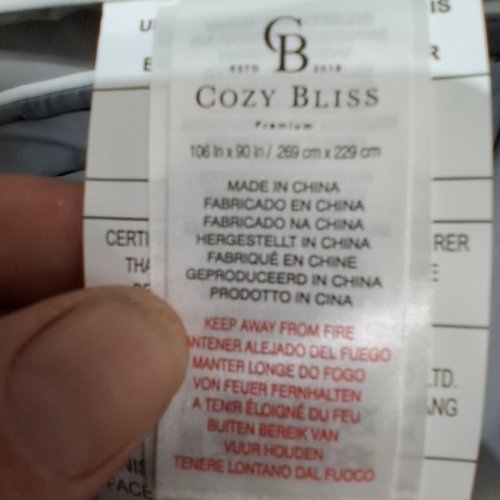 COZY BLISS COOLING BLANKET FOR HOT SLEEPERS - KING - GREY image 4