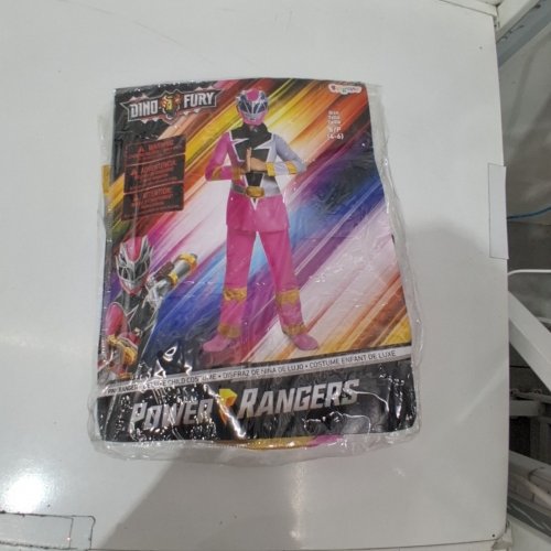 2PC CHILD POWER RANGERS DINO FURY PINK RANGER COSTUME - SMALL - MULTICOLOUR image 3