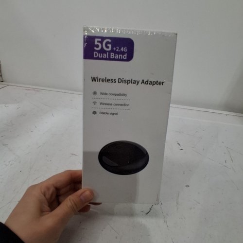 WIRELESS HDMI DISPLAY DONGLE ADAPTER - 5G + 2.4G - BLACK image 2