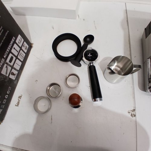 GRINDORA ESPRESSO COFFEE MACHINE - 1500W 120V - CHROME (MODEL: CM1628C) image 6