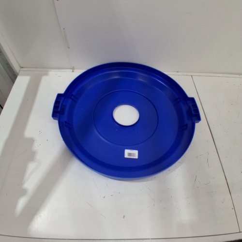 RUBBERMAID BRUTE HEAVY DUTY ROUND RECYCLING COVER - 32 GAL - BLUE (MODEL: 1788376) image 3