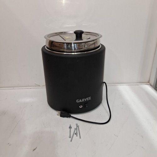 GARVEE ELECTRIC SOUP POT- 11.62QT SERVES 4-6 PEOPLE - BLACK AND STAINLESS STEEL (MODEL: PLS_33ER) image 4