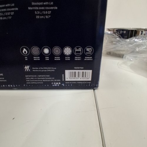 4PC HENCKELS POTS COOKWARE SET WITH LIDS - STAINLESS STEEL (MODEL: 1023753) image 2