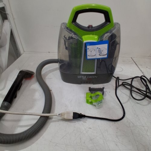 BISSELL LITTLE GREEN PORTABLE DEEP CLEANING VACUUM - 37OZ TANK MAX - GREEN/GREY (MODEL : 2513B) image 2
