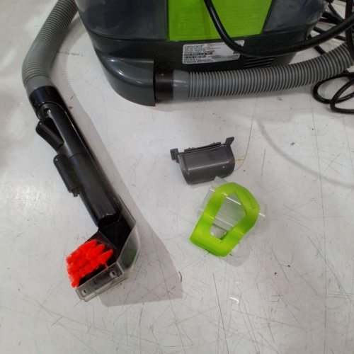 BISSELL LITTLE GREEN PORTABLE DEEP CLEANING VACUUM - 37OZ TANK MAX - GREEN/GREY (MODEL : 2513B) image 9
