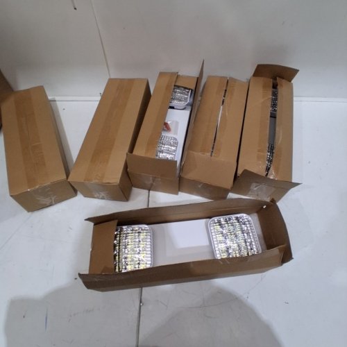 6PK VEVOR COMMERICAL EMERGENCY LIGHT WITH BATTERY BACKUP - AC 120-277 V - WHITE (MODEL: GT-YJDLT-6) image 3