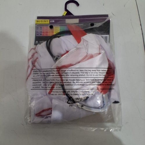 4PC WOMEN'S PARTYHOLIC SWEETHEART REMEDY NURSE COSTUME SET - LARGE - WHITE / RED (STYLE: 12279M) image 3
