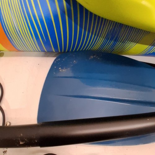 AQUA MARINA REVOLUTION STAND UP INFLATABLE PADDLEBOARD WITH CARRY BAG AND ACCESSORIES - 11FT X 34" X 6" - BLUE (MODEL: BT-26SBT/1989193) image 3