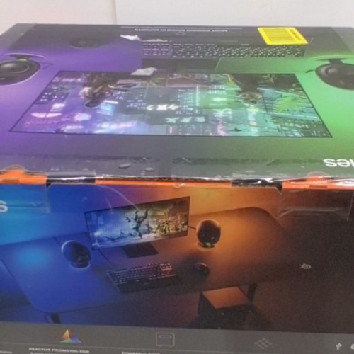 STEELSERIES ARENA 7 ILLUMINATED 2.1 GAMING SPEAKERS, WITH 2.1 USB SURROUND SOUND, 2-WAY SPEAKER DESIGN, SUBWOOFER, REACTIVE RGB LIGHTING (MODEL: ‎61541) image 3