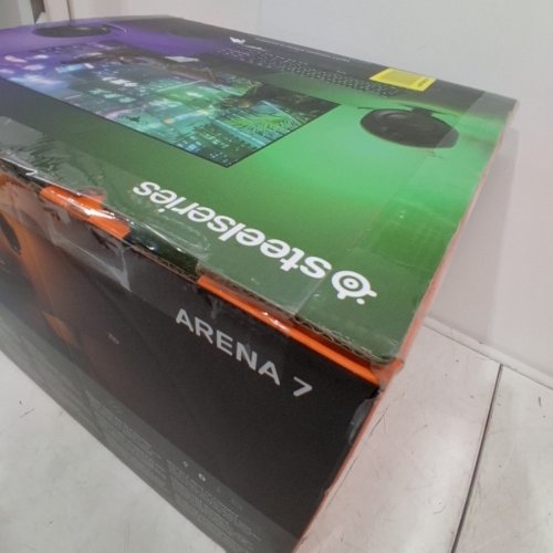 STEELSERIES ARENA 7 ILLUMINATED 2.1 GAMING SPEAKERS, WITH 2.1 USB SURROUND SOUND, 2-WAY SPEAKER DESIGN, SUBWOOFER, REACTIVE RGB LIGHTING (MODEL: ‎61541) image 4