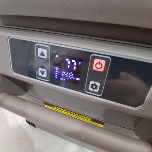 PORTABLE REFRIGERATOR FOR VEHICLE, CAR, TRUCK, RV, BOAT, MINI FRIDGE FREEZER FOR TRAVEL - 12/24V DC & 110-240V AC - 37QT - GREY - (MODEL:CF35) image 2