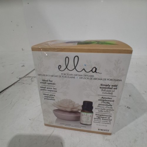 ELLIA CALM WATERS PORCELAIN AROMA DIFFUSER, PINK (MODEL: ARM-P140PKB-EO14) image 4