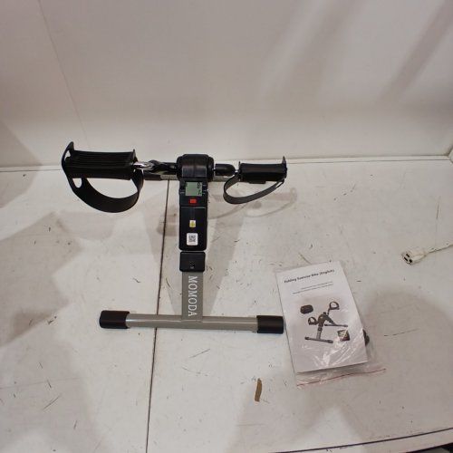 GOPLUS MINI INDOOR UNDER-DESK EXERCISE PEDAL BIKE - BLACK/GREY - (MODEL: MC05) image 3
