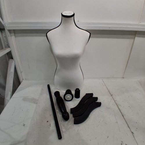 SERENELIFE FEMALE MANNEQUIN, HANGING FASHION TORSO DISPLAY FORM MANNEQUIN WITH HOOK, ADJUSTABLE TRIPOD STAND (MODEL: SLMAQTPWH44) image 2