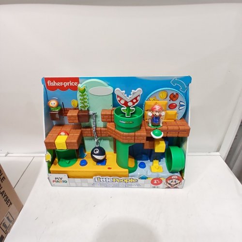 FISHER-PRICE LITTLE PEOPLE TODDLER TOY MY MARIO ADVENTURE PLAYSET - MULTICOLORED (MODEL:JNP54) image 2