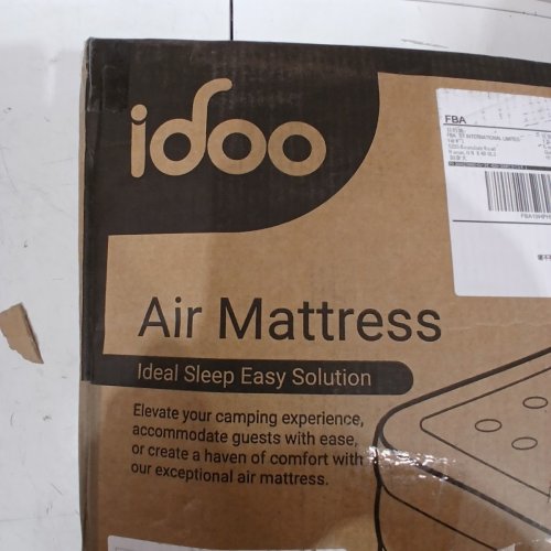 IDOO INFLATABLE AIR MATTRESS, 3 MINUTE QUICK INFLATION WITH BUILT IN PUMP - 18" , KING (80" X 76") - (MODEL: I-C-028) image 5