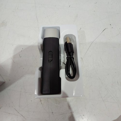 ULTRASONIC ANTI BARKING DEVICE WITH LED FLASHLIGHT - BLACK / SILVER image 2
