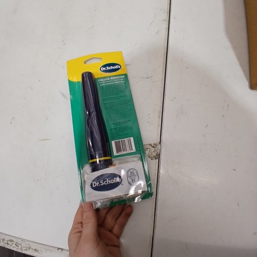 DR. SCHOLL'S CALLUS REMOVER ELECTRONIC FOOT FILE - BLUE image 3