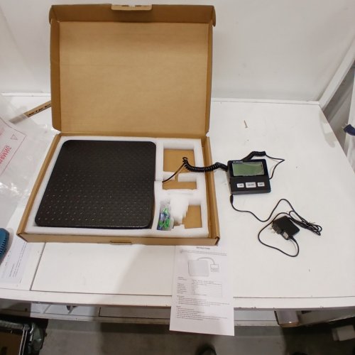 CCWEIGH HIGHLY ACCURATE DIGITAL POSTAL SHIPPING SCALE WITH LCD DISPLAY - 440LB CAP - BLACK image 3