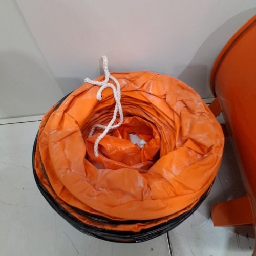 HEAVY DUTY PORTABLE VENTILATOR WITH FLEXIBLE AIR DUCT - 12" / 558W - ORANGE/BLACK (MODEL: BT-SHT12A-U(S)5) image 5