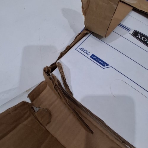 6PK BANKERS BOX STORAGE FILE BOXES - 16.25" X 12.5" X 10.5" - WHITE/BLUE (MODEL: 70325) image 3